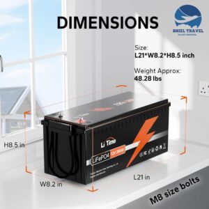 YEAGULCH 12V 200Ah LiFePO4