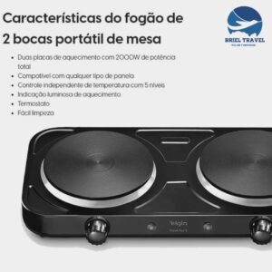 Cocina Eléctrica de Doble Hornilla