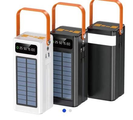 Cargador portátil con panel solar 30000mAh