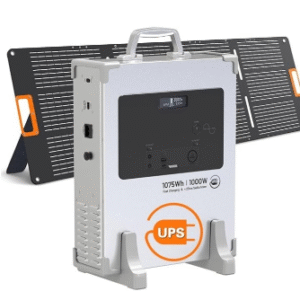 Estación de Energía Carga Rápida 1000W + Panel Solar Plegable 200W