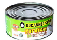 Sardina en aceite vegetal 1000g
