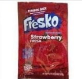 Refresco Fresko sabor Fresa (12 paq de 10 g cada uno)