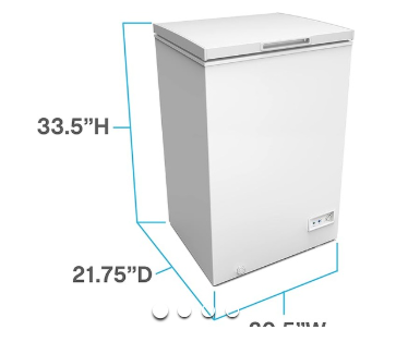 Freezer de 3.5 pies Avanti CF35F0W