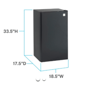 Minibar AVANTI 3.3 cu.ft RM3316B Negro