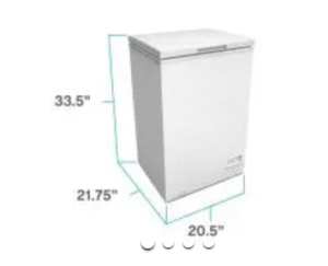 Freezer Avanti 3.5 cu.ft CF35F0W