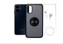 Celular Samsung Galaxy A06 128GB + 4GB + Cover + Mica + Audífonos/ Negro