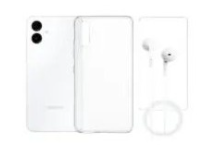 Celular Samsung Galaxy A06 128+4GB+cover+mica+audifonos / gris claro