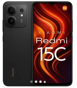 Celular Xiaomi Redmi 15C 128+6GB RAM / Negro