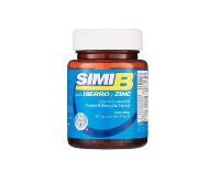 Suplemento alimenticio hierro + zinc 60 cápsulas