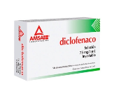 Diclofenaco inyectable 2 ampulas / 75mg / 3ml