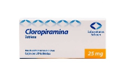 Cloropiramina 20 tabletas / 25mg