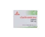 Claritromicina 10 tabletas / 500mg