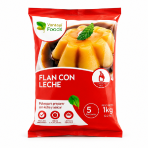 Flan con Leche Frambuesa 1kg