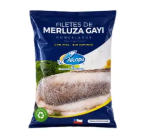 Filete de Merluza Gayi con piel Alcopa 1kg