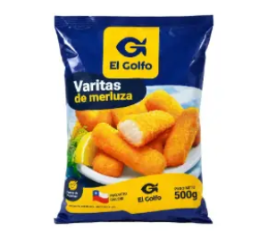 Varitas de merluza apanadas 200g
