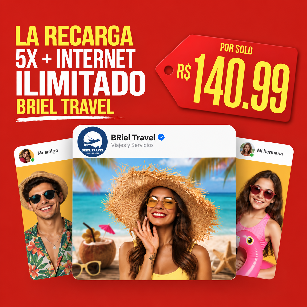 600 x 5 + INTERNET